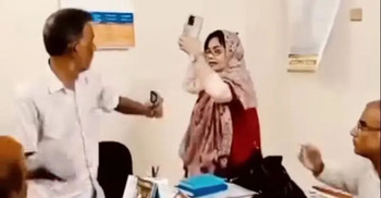 Female college teacher beaten with shoe; BNP leader expelled