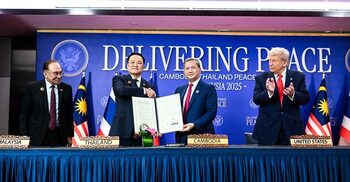 কুয়ালালামপুরে চুক্তি সইয়ের দুই সপ্তাহেই স্থগিত শান্তি আলোচনা