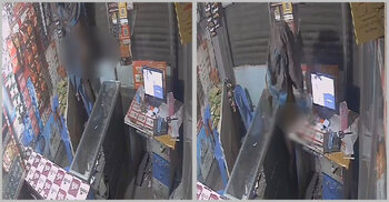ধরা পড়ার ভয়ে লুঙ্গিতে মুখ লুকিয়ে চুরি, চোরের নগ্ন ভিডিও ভাইরাল