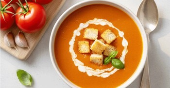 শীতে বাড়িতেই বানান মজাদার ক্রিম অব টমেটো স্যুপ