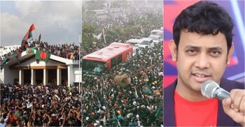 এরচেয়ে বেশি লোক হয়েছিল, আমাদের নেত্রীকে বিদায় দিতে: আবু হেনা রনি