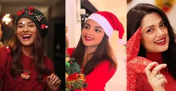 বড়দিনে উজ্জ্বল সাজে দেশি তারকারা