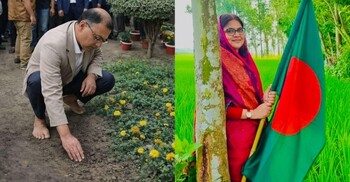 দেশের মাটিতে খালি পায়ে তারেক রহমান, কনকচাঁপার আবেগঘন স্ট্যাটা