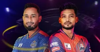 টস জিতে শান্তর রাজশাহীকে ব্যাটিংয়ে পাঠালো মিঠুনের ঢাকা