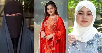মিডিয়া ছেড়ে দ্বীনের পথে সেই ছোট্ট লুবাবা, নেকাবে ঢেকে রাখেন মুখ