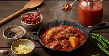 মরিচ গুঁড়া শেষ, মাংসে ঝাল ও লাল রং আনার সহজ উপায়