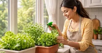 শীতে রান্নাঘরেই করুন লেটুস-ধনেপাতার চাষ