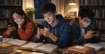 বইয়ের পাতা থেকে স্ক্রিনের ফাঁদে শিক্ষার্থীরা