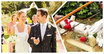 বিয়ে এত সহজ নয়, কাঠ কেটে বর-কনেকে দিতে হয় পরীক্ষা