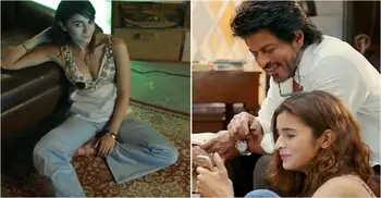 শাহরুখ খানের সঙ্গে বিশেষ মুহূর্ত শেয়ার করলেন আলিয়া