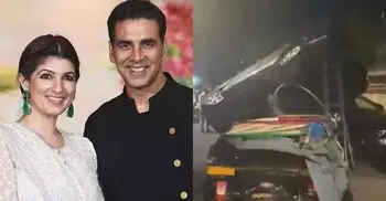 সড়ক দুর্ঘটনার কবলে অক্ষয়-টুইঙ্কেল, এখন কেমন আছেন তারা