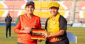 স্বর্ণার ঝড়ের পর বোলারদের নৈপুণ্যে বাংলাদেশের সহজ জয়