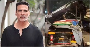 অক্ষয়ের গাড়িতে আহত অটোচালক, ক্ষতিপূরণ চায় অসহায় পরিবার