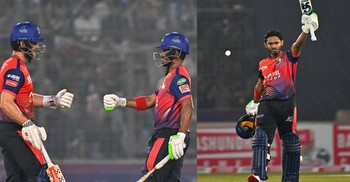 তামিমের ঝোড়ো সেঞ্চুরিতে রাজশাহীর চ্যালেঞ্জিং পুঁজি