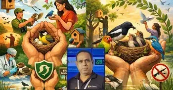 ফসলের মাঠে পাখির সুরক্ষায় কৃষকের করণীয়