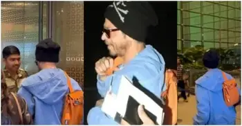 শাহরুখকে আটকে যা করলেন নিরাপত্তারক্ষী, ভাইরাল ভিডিও
