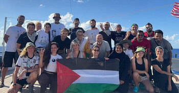 Thunberg ‘forced kiss Israeli flag’, flotilla activists allege