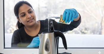 সাবান ছাড়াই ইলেকট্রিক কেটলি পরিষ্কার করুন সহজে