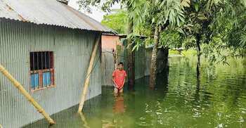 তিস্তার পানি বিপদসীমার ওপরে, ১০ হাজার পরিবার পানিবন্দি
