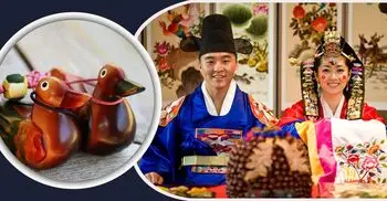 বিয়েতে শাশুড়িকে একজোড়া পুতুল হাঁস উপহার দেন বর