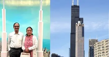 শিকাগোর আকাশে বাংলাদেশের গর্ব উইলিস টাওয়ারের চূড়ায়