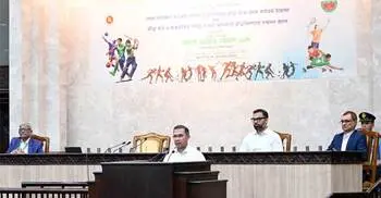 Tarique urges athletes to keep politics off the field, focus on sporting excellence