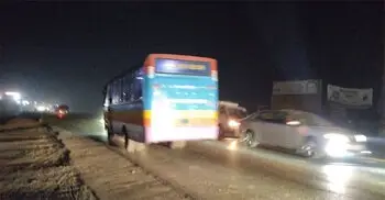 সাড়ে ৭ ঘণ্টা পর ঢাকা-সিলেট মহাসড়কে যান চলাচল স্বাভাবিক