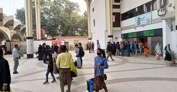 Railway blockade in Dhaka halts train services