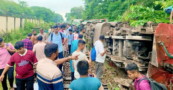 Rail services resume in Sylhet after 4-hour derailment halt