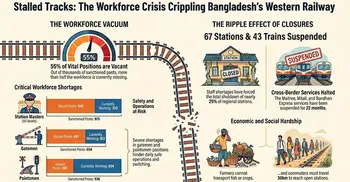 West Zone crippled: 55% vacancy kills 43 trains, 67 stations