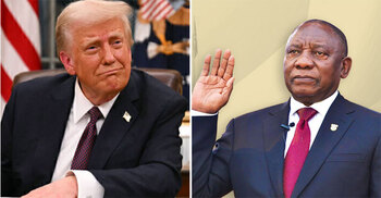 South African president teases Trump about plane gift