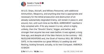 Trump threatens ‘bigger, better, stronger’ strikes if Iran deal collapses