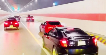 বঙ্গবন্ধু টানেলে গাড়ি নিয়ে তরুণদের প্রতিযোগিতা, মামলা