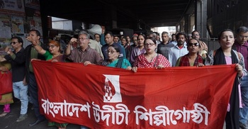 হুমকির পরও উদীচী কার্যালয়ে হামলা ঠেকাতে ব্যর্থ সরকার