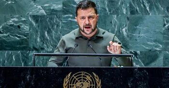 Ukraine war: Russian 'evil cannot be trusted', Zelensky tells UN