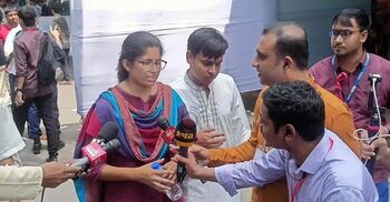 ব্যাপক সাড়া পাচ্ছি, জয়ের ব্যাপারে আশাবাদী: ভিপি প্রার্থী উমামা