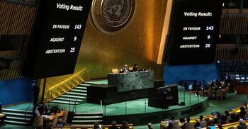 UN General Assembly backs Palestinian bid for membership