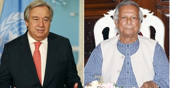 বাংলাদেশি শান্তিরক্ষী নিহতে সমবেদনা জানাতে ইউনূসকে গুতেরেসের ফোন