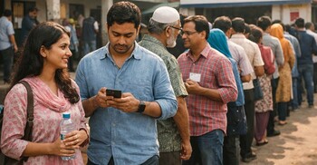 ভোটের লাইনে দাঁড়িয়ে সময় কাটাতে যা করবেন