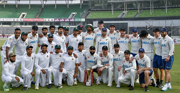 New Zealand deny Bangladesh landmark Test series victory