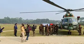 শান্তিরক্ষা মিশনে নিহত রাজবাড়ীর শামীম রেজার দাফন সম্পন্ন