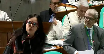 সংসদে দাঁড়িয়ে রাস্তার দাবি রুমিন ফারহানার, চিঠি দিতে বললেন মন্ত্রী