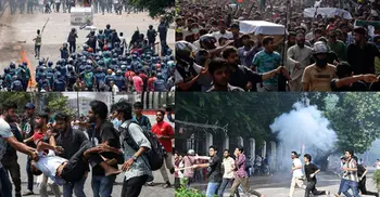 বিচারের দাবিতে রাজপথে শিক্ষার্থীরা, দমন-পীড়নে রক্তাক্ত ৩১ জুলাই