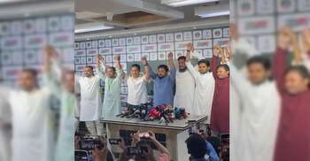 মেয়র পদে সিটি কর্পোরেশনে এনসিপির প্রার্থীদের সঙ্গে নাহিদ ইসলাম