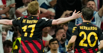 De Bruyne stunner earns draw for Man City at Real