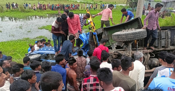 Two killed as truck, pickup van collide in Sylhet
