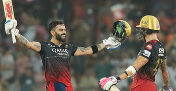 Kohli equals IPL century record as RCB beat Sunrisers