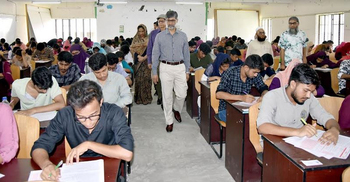 Cluster admission test of 22 universities held at KU