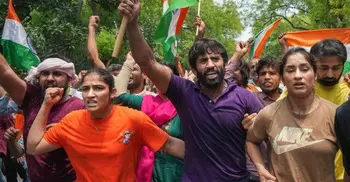Protesting wrestlers say will 'immerse' medals in Ganga