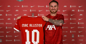 Liverpool complete £35m Mac Allister signing